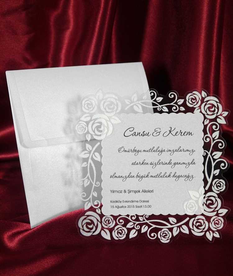 Düğün davetiyesi tasarımı