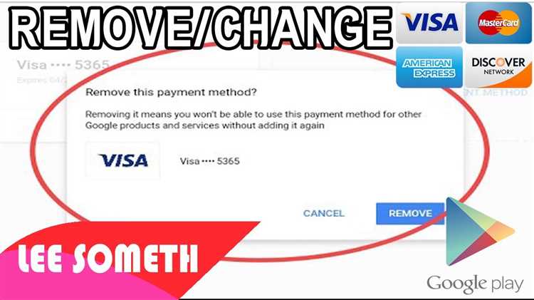 Can I remove payment method from Google?