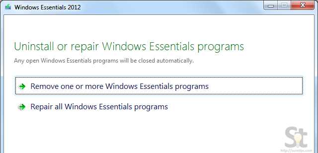 Can I Uninstall Windows Essentials?