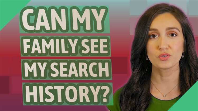 Can my parents see my private search history?