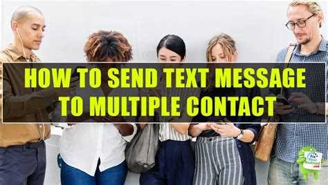 Can you send a text to all your contacts at once?