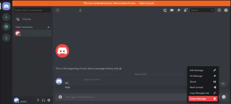 Does Discord delete old message?