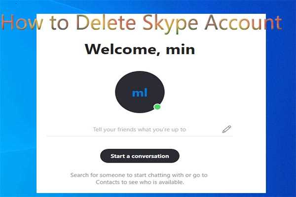 How can I permanently delete Skype account immediately?