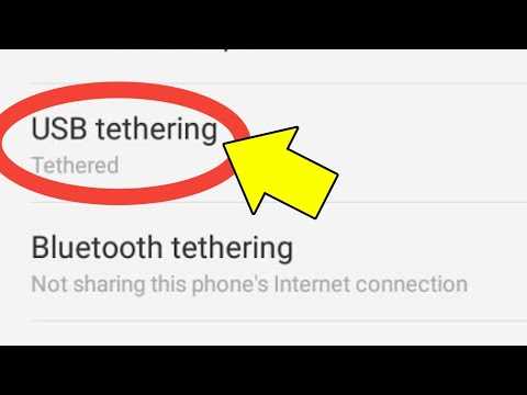 How do I activate my USB tethering?