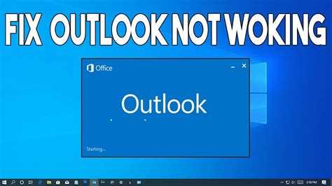 How do I fix Outlook not opening Windows 10?