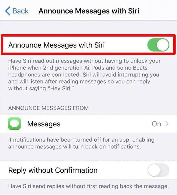 How do I get AirPods to read my text messages?