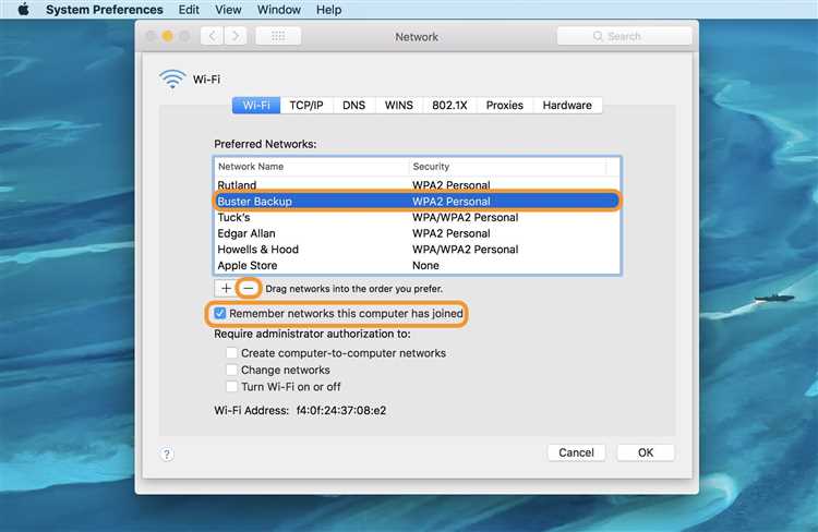 How do I permanently forget a Wi-Fi network on Mac?