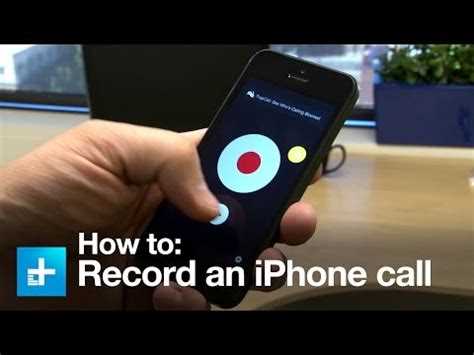 How do I record an incoming call on my iPhone?