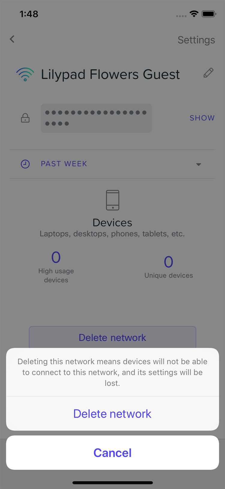 How do I remove Meraki device management from my Iphone?