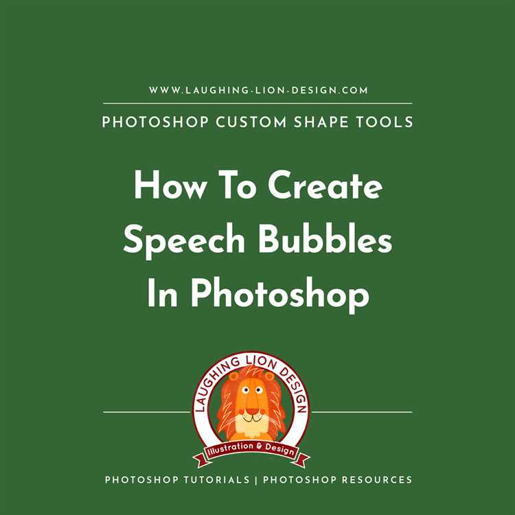 How do you add a thought bubble in Photoshop?
