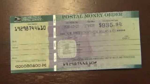 How do you fix a mistake on a money order?