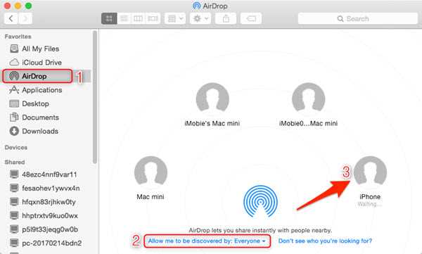 How do you send music through AirDrop on iPhone?
