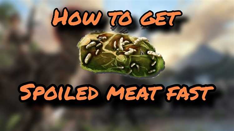 How do you spoil meat faster in Ark?
