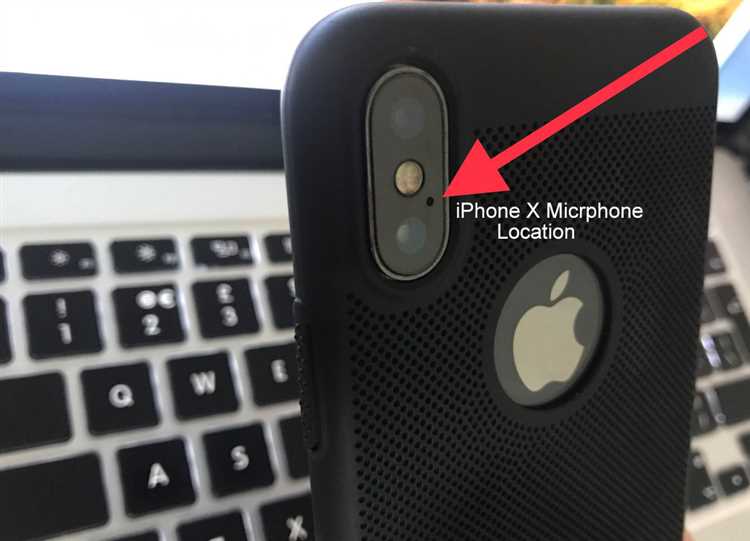 How to use the microphones on the iPhone X?