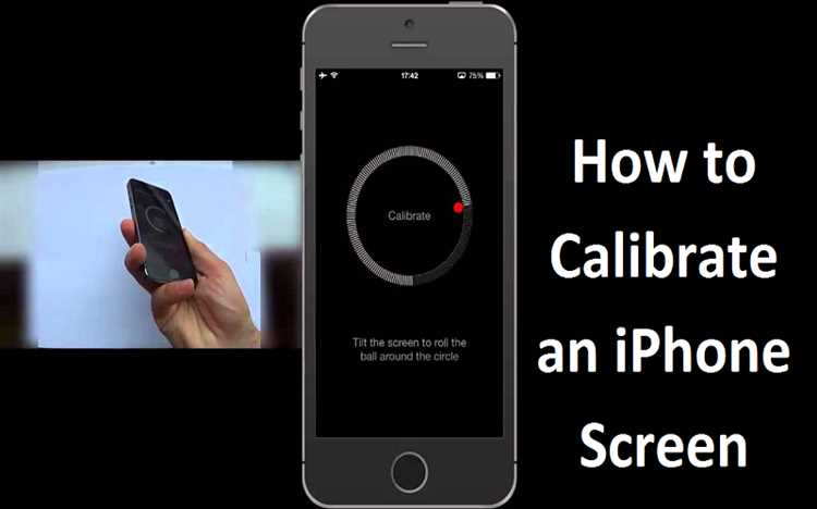 Is there a way to calibrate an iPhone screen?