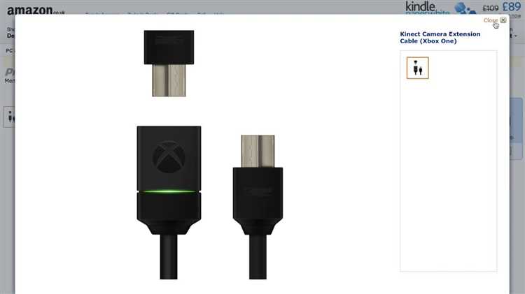 What cable does the Xbox One Kinect use?