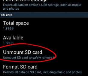 What happens if I don’t unmount my SD card?