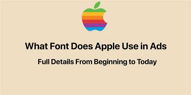 What is Apple’s official font?