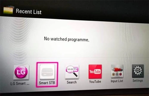 What is STB on a Samsung TV?