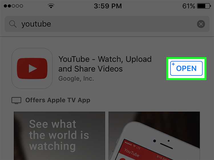 What is substitute of YouTube in iPhone?